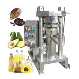 Factory Supplier Peanut Black Seed Flaxseed Mustard Cocoa Beans Butter Hydraulic Oil Press Machine
