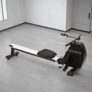 Indoor Adjustable Magnetic Resistance Foldable Rower with Comfortable Seat Cushion Home Use Rowing Machine