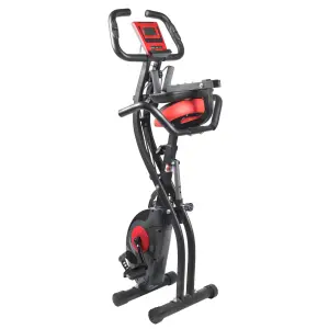 Foldable Exercise Bike with Magnetic Resistance LED Display for Home Use