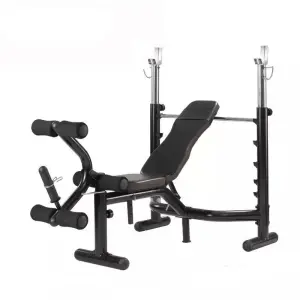 Commercial Bench Gym Bench Press with Weights Weight Lifting Press Squat Rack Bench for Home Gym1