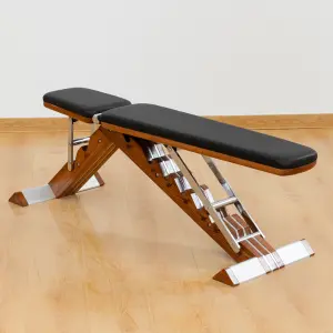 Adjustable Gym Bench for Home Fitness Foldable Dumbbell Training Bench with Dumbbell Rack for Weight Training1