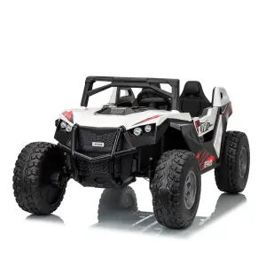 Big Size Children's Off-road UTV Vehicle Toy 2 Leather Seats Kids Car Electric 12V Ride on Car for 10 Years Old Huge