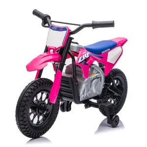 Cheap Price Licensed CRF 450R Children's Electric Racing Motorcycles Brushless Motor 24V Kids Electric Ride on Motorcycle
