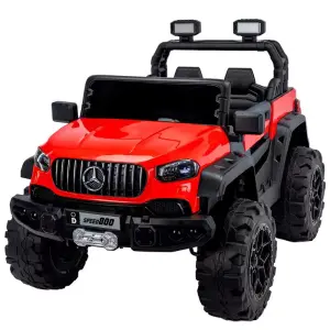 Parent-child Two- Seater Children's Four-wheel Drive Off-road Vehicle Baby Can Sit on Toy Mercedes Kids Electric Car