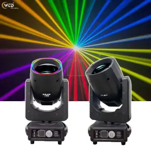 AOPU 295W LED Zoom Beam With LED Strip Moving Head Wash Light for Stage Party Club Concert