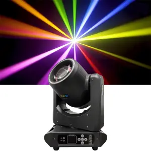 AOPU 150W 3In1 RGB Zoom Moving Head Beam Light With Light Strip Led Moving Head Light for DJ Disco Club Party Show
