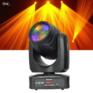 AOPU 120W 8 Patterns Sharpy Beam Stage Lights Moving Head Beam Light Mini Moving Head Light for Disco Opera
