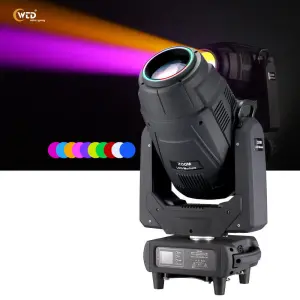 AOPU 450W RGB LED Beam Moving Head Light 3 in 1 GOBO Moving Head Stage Light for Concert