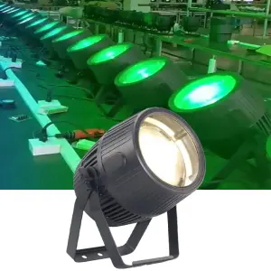 AOPU 200W COB Integrate LED Waterproof Led Par Light RGBW 4In1 Zoom Outdoor Stage Lights Led Par Light for Party Wedding Club