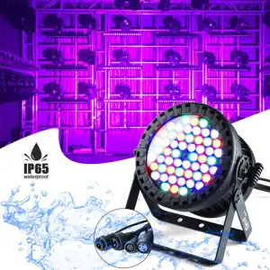 AOPU Outdoor 54x3w Led Par Light Waterproof Disco Party Event Par Led 54x3w Rgbw Dj Par Light