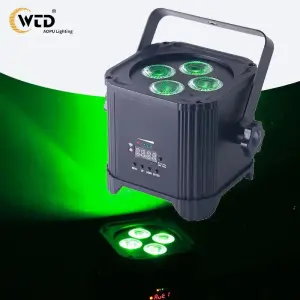 AOPU RGBWA+UV 6In110 Led Par Lights Led Par Lights Wireless DMX Par Light for DJ Weeding