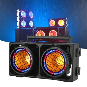 Outdoor Waterproof 500W RGBLAC OUTDOOR LED BLINDER LIGHT P65 Piecable for Concerts Party Concerts Outdoor Weddings