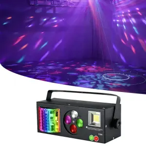 High Power LED Laser Strobe DJ Lights 20W Stage Effect Light in Red White and Green DMX512 Control Mode for KTV and Disco