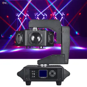 AOPU Infinity Rotation 6pcs 40W RGBW LED Scan Beam Moving Head Light 6pcs 40W RGBW LED Scan Beam Led Scanner