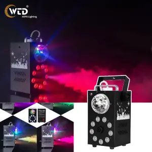AOPU 700W Crystal Ball Effect Fog Smoke Machine Stage Light Wth Remote Control DJ Smoke Machine