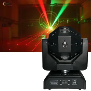AOPU 100W Moving Head Pattern Light 100 Watts Ball LED Football Lase Laser Lights for Night Club DJ Disco