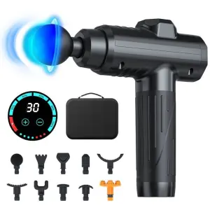 Hot-selling Portable Mini Electric Deep Tissue Massage Gun for Waist Brushless Motor Speed Control Cordless Rechargeable
