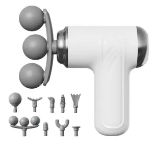 Multi-Head Electric Fascia Gun for Body Home Fitness Neck Relaxation Sports Massage Mini Cross-Border Electric Massager