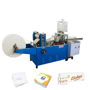 Henan Fuyuan Cheap Price Sale Tissue Paper Napkin Machine Manufacturers Embossing Cutting Line