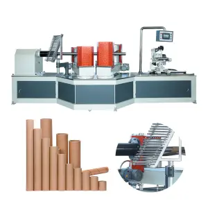 Factory Direct Sale Full Automatic Paper Core Cutting Making Tube Machine Paper Core Machine