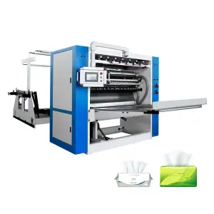 Fuyuan Fully Automatic Facial Tissue & Napkin Paper Folding Machine High-Speed 150m/min ISO/CE/TUV Certified
