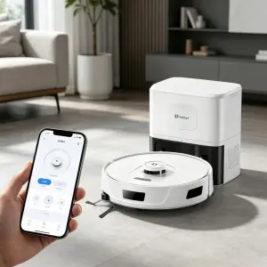 Redroad R11 Automatic Dirt Disposal Wet/Dry Robot Vacuum Cleaner 20000Pa Suction HEPA Filter APP Voice Control LDS Navigation