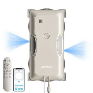LIECTROUX G8 Automatic 2-way Water Spray with 120ml Water Tank Robot Window Cleaner