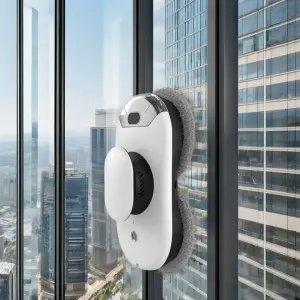 New Fully Automatic Household Window Cleaning Robot App-Controlled Electric Intelligent Navigation Dual Water Spray 3 Modes