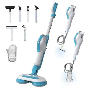 Factory Price Electric Steam Mop 15s Fast Heating Smart Temperature Control Dual Tank Multi-Speed Adjustment for Household Hotel