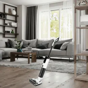 170W 3-in-1 Wet/Dry Hardwood Floor Vacuum Cleaner with LED Automobile Vacuum HEPA Filtration Voice Assist for Hotel Use