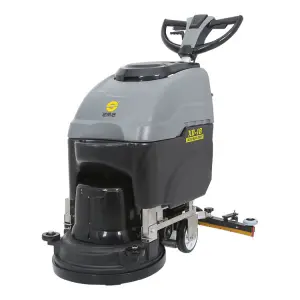 SUPER CLEAN 220V Electric Scrubber Floor Cleaning Machine 750W Manual Cold Water Washing Plastic Material New Commercial Use