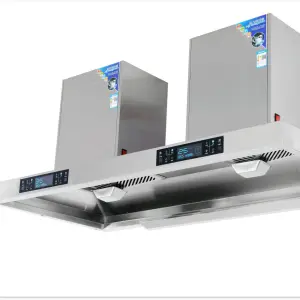 Super Strong Suction Big Power Commercial Range Hood with 36# Fully sealed Motor Kitchen Chimney Hood Restaurant Cooker Hood