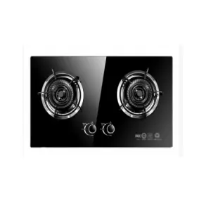 Double Burners Gas Cookers Built in Gas Cooktop Tempered Glass 2 Hobs Gas Stove