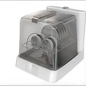 Independent Mini Tabletop Portable Compact Sterilizer Visible Window Tableware Household Electric Table Automatic Dishwasher