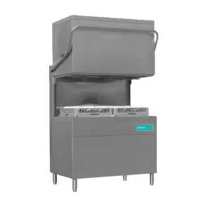 Commercial Dishwasher Hood Type Freestanding Stainless Steel Housing Electric Automatic Full-Integrated Control Hotel