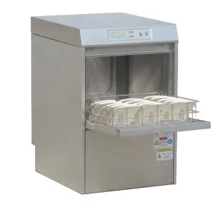 Commercial Electric Undercounter Glass Washer Table Top Dishwasher Machine Mini Built-in Dishwashing Machine 50W Stainless Hotel