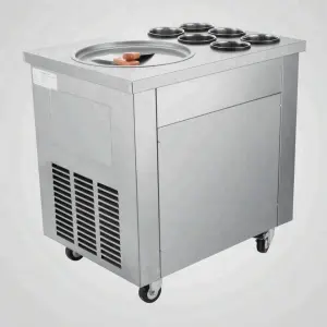 Shanghai Taicang for Vevor New Condition Fried Ice Cream Machinery Equipment Maker for Soft Ice Cream