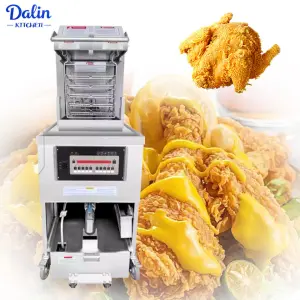 Commercial High Quality CE Henny Penny Automatic Lifting Fried Chicken Shop Chicken Fryer 8-head 55L Pressure Fryer