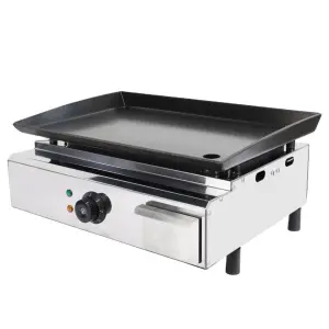 Commercial Electric Griddle Hamburger Pancake Griddle Professional Stainless Steel Cast Iron Grill Griddle