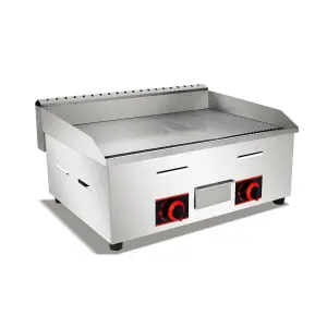 TARZAN High Efficiency Table Top Gas Griddle Commercial Gas Griddle Grill for Snack Bar & Restaurant