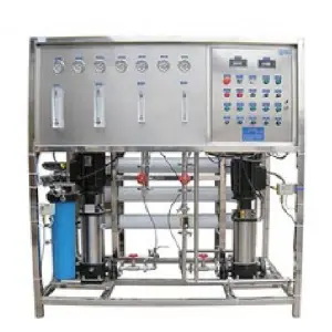 2000L/H Underground Salty Water Purification Plant PLC Controlled RO Water Treatment System with Pump & Motor