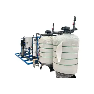 12T/H Boiler Cooling Water Purification System with PLC Motor Pump & 98-99% Desalination Reverse Osmosis Plant