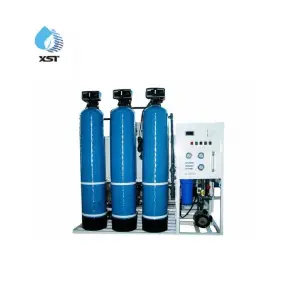 Industrial RO Water Purifier System with Pump & PLC 250L/H-1000M3/H Capacity 98-99% Desalination ISO9001 CE Certified