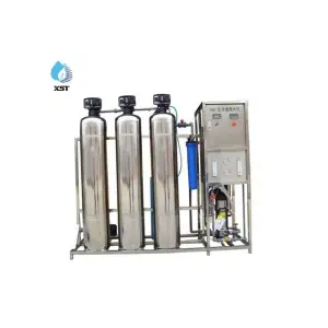 Custom 2000LPH RO System Stainless Steel Water Treatment Machine Pressure Vessel PLC Motor ISO9001 CE Certified 1 Year Warranty