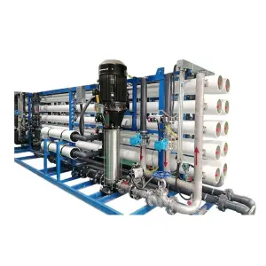 Tap River Water Reverse Osmosis Filtration System with RO Membrane Pump & Pressure Vessel 30000L/Hour Capacity