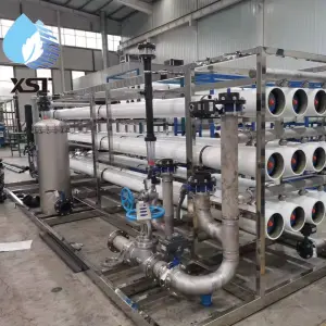 Low Consumption Energy Saving 15 T Single-Stage Reverse Osmosis PLC Pump Seawater Desalination Water Purification Treatment
