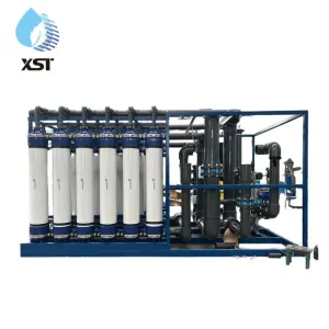 50T/H Ultrafiltration System 50000L/H Water Treatment Plant 2000L Featuring FRP PVDF Hollow Fiber Pump PLC Motor Filter