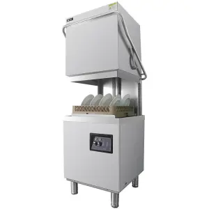 Large-Capacity Stainless Hood Type Freestanding Dishwasher Restaurant Commercial Electric Saving Energy Dishwasher Machine