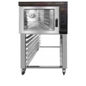New Commercial Gas-electric 4-tray Hot air Convection Spray Multifunctional Steam Oven with Digital Control