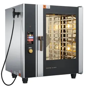 China Manufacturer Convection Commercial 10-tray Electric Gas for Baking Bread and Cakesmultifunctional Smart Steam Oven